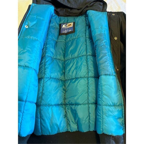 SJ Sharks Size Large Starter Jacket Zip Up Vintage San Jose NHL - Picture 7 of 9